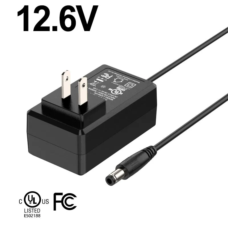 12.6v 2A वॉल माउंट इलेक्ट्रिक स्कूटर पॉवर सप्लाय अडॅप्टर