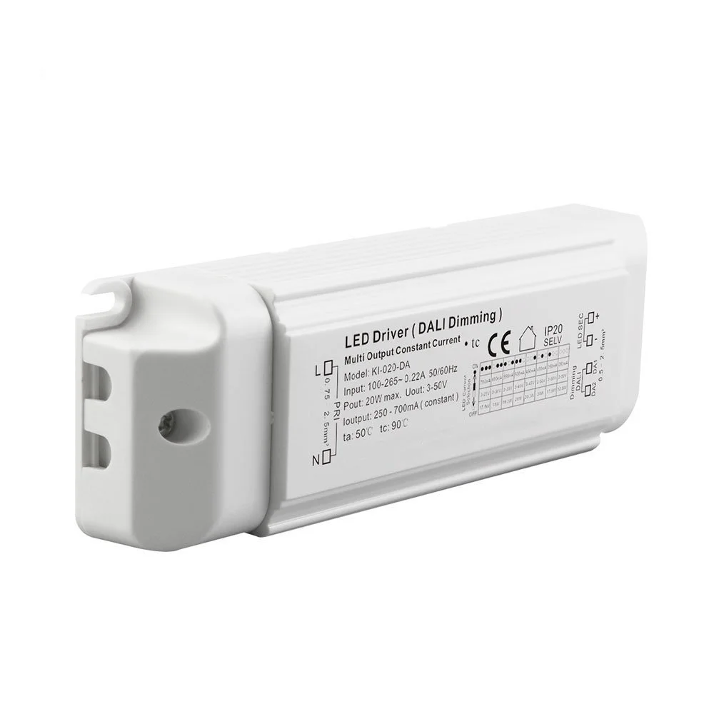 20W Dali Dimming Constant Current LED ड्रायव्हर